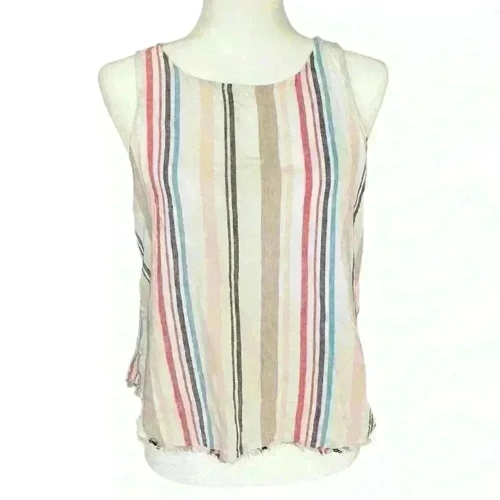 Anthropologie Cloth and Stone Striped Tank Top Size Medium